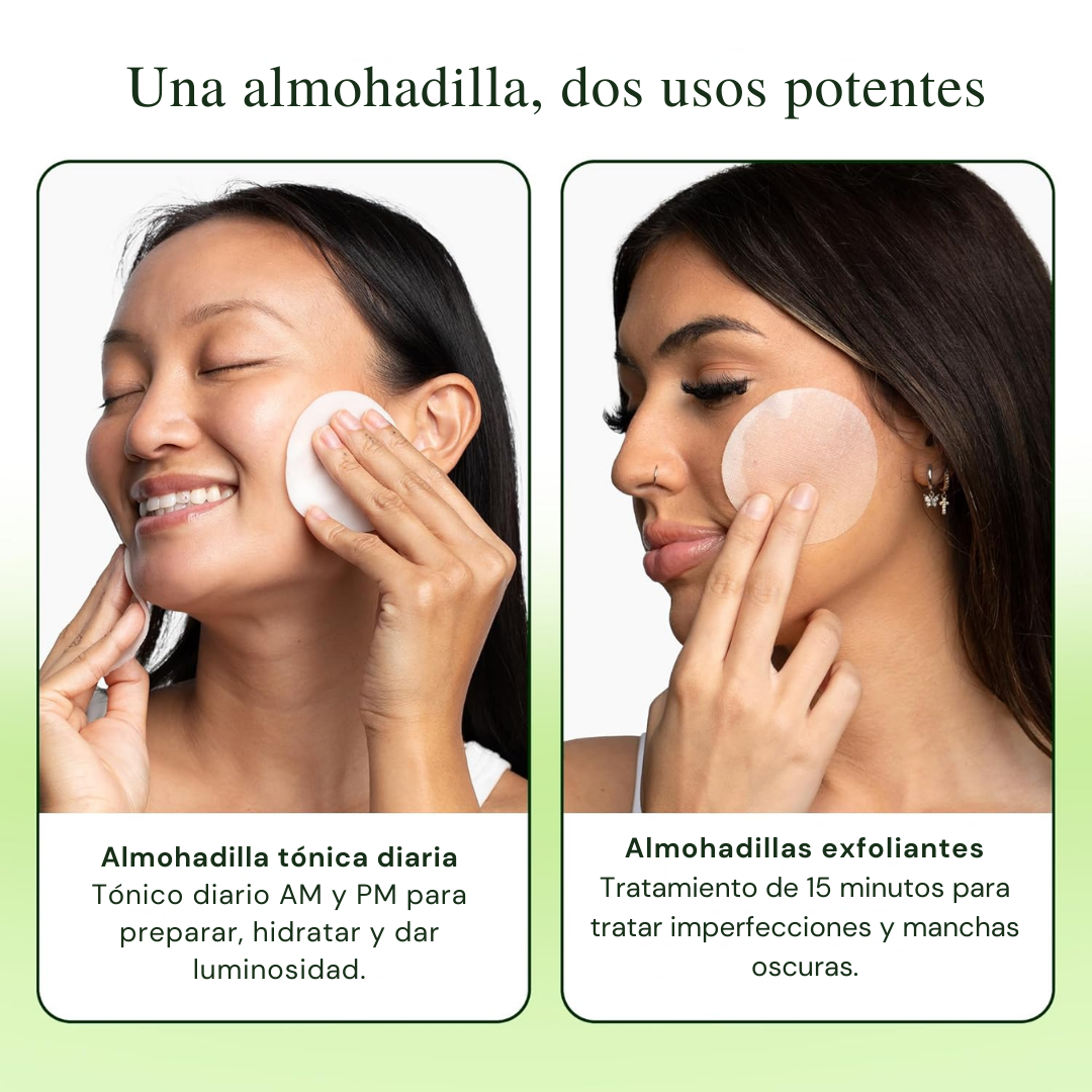 Jiyu Almohadillas de esmalte tonificante – Cuidado de la piel coreano para manchas oscuras