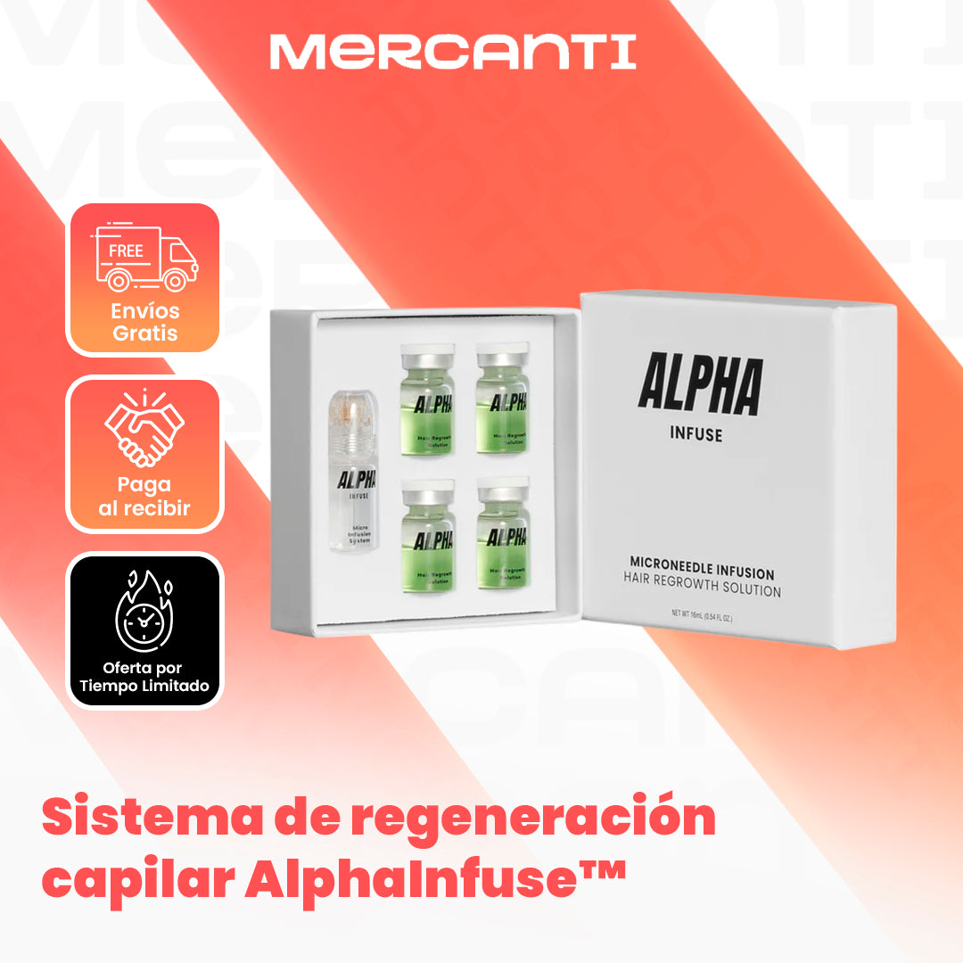 Sistema de regeneración capilar AlphaInfuse™