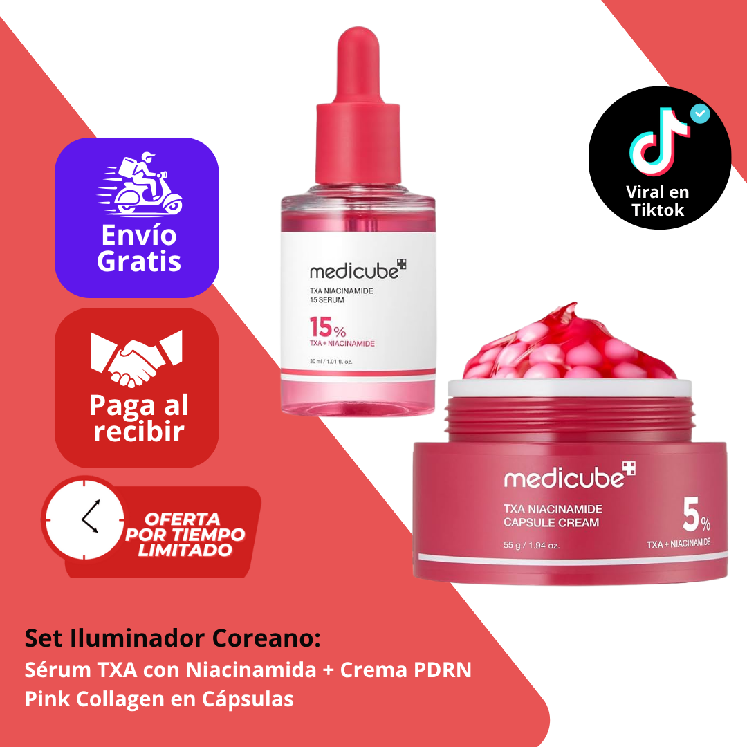 Sérum TXA con Niacinamida +Txa Collagen en Cápsulas