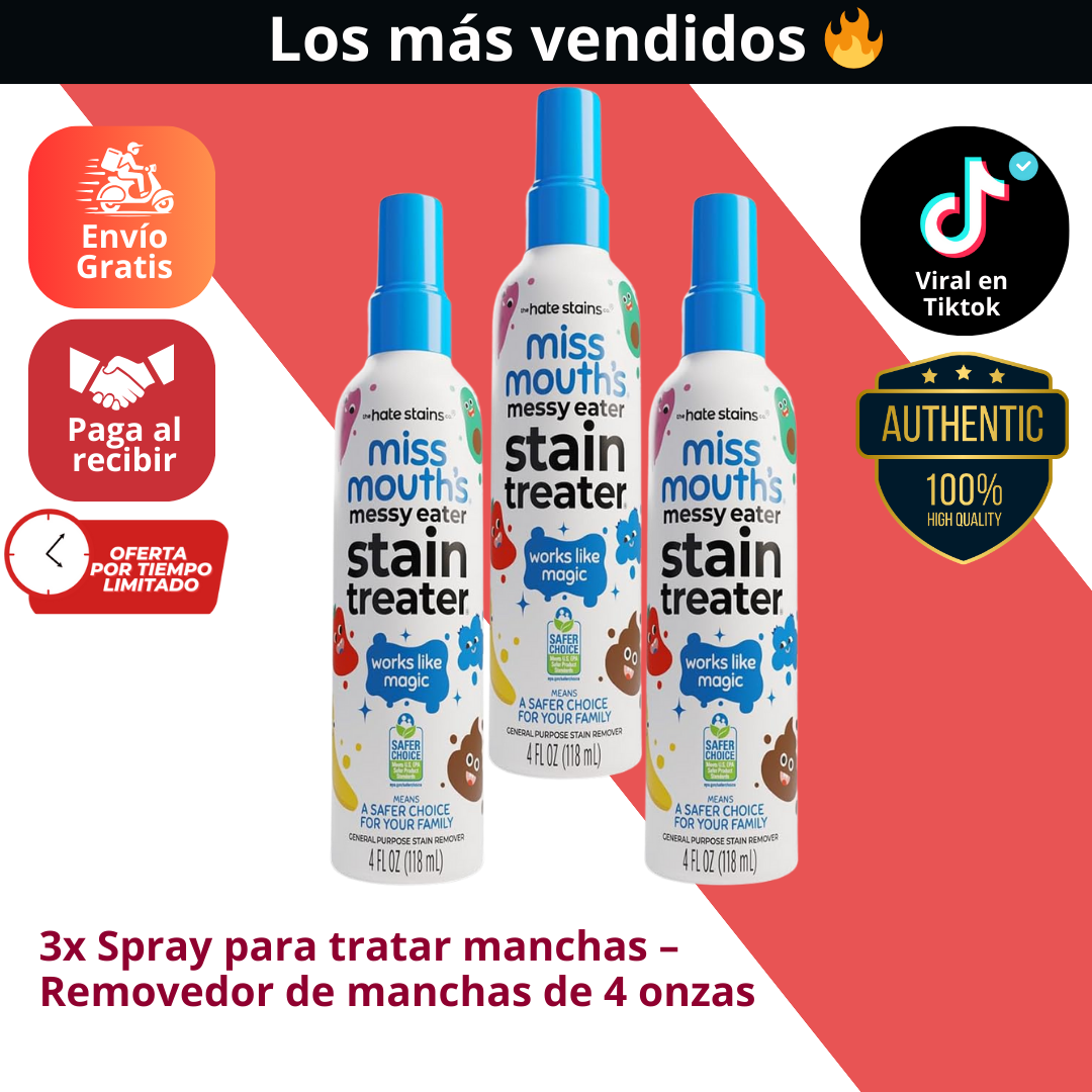 Spray mágico quita manchas