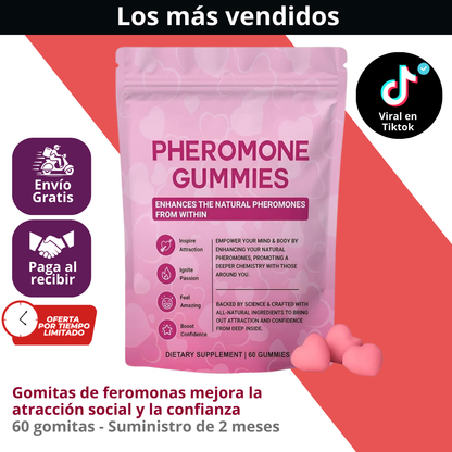 Gomitas de feromonas para mujeres sin gluten
