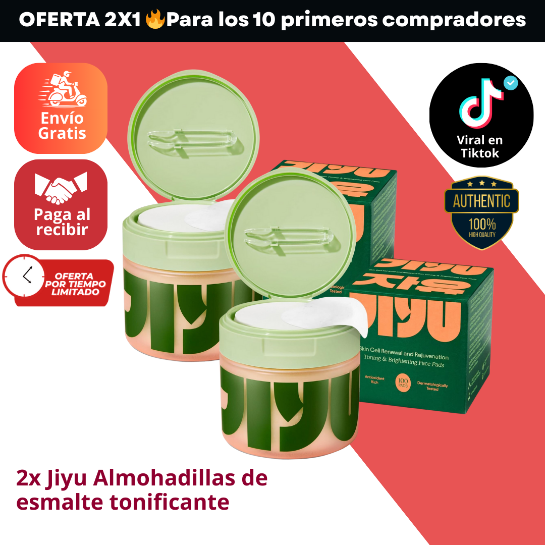 Jiyu Almohadillas de esmalte tonificante – Cuidado de la piel coreano para manchas oscuras